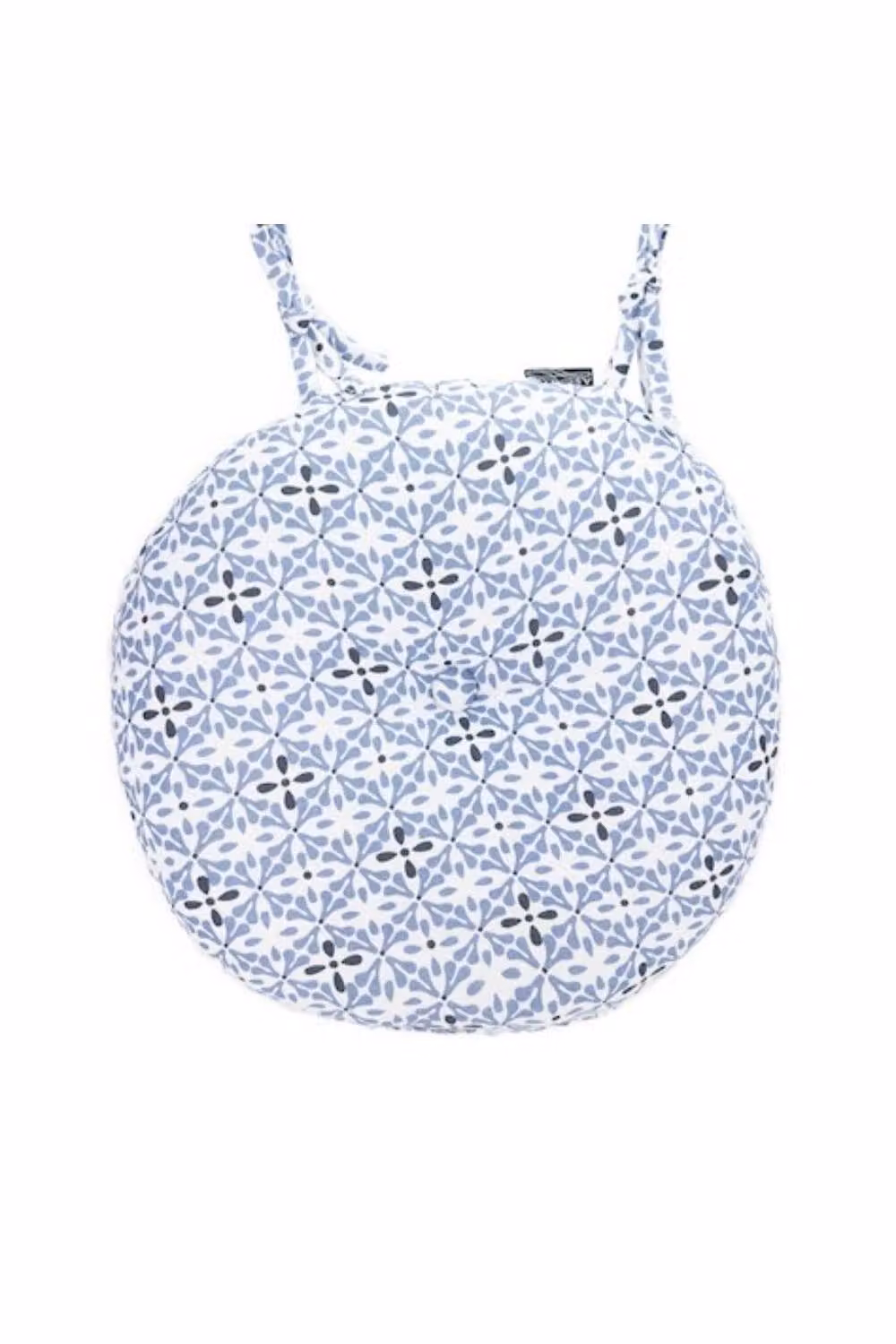 KDMD Blue Geometric Round Cushion – 2