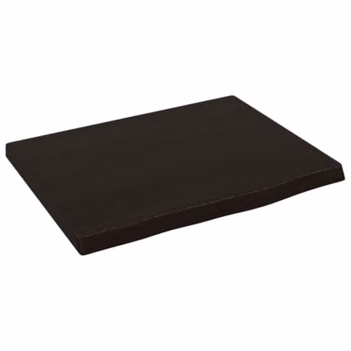 vidaXL Wall Shelf in Brown Oak Wood, W: 40 cm, D: 30 cm, H: 2 cm