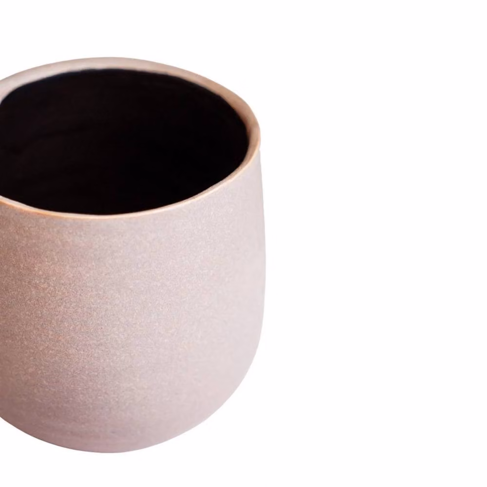 Lemon Pavilion Furniture and Decor Celeste Dusky Ceramic Planter, Pink, W: 26 cm, D: 26 cm, H: 21 cm – 2