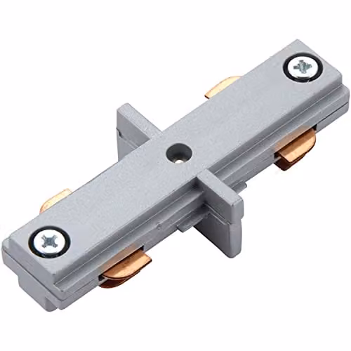 Loops Silver Plastic Track Light Strip Connector for Dimmable Circuits