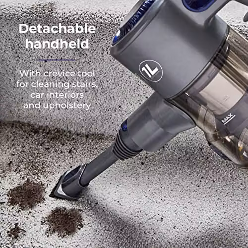 Tower T513003 VL30 Cordless 3-in-1 Bagless Vacuum Cleaner with HEPA Filter, 150W, Blue & Grey – 4