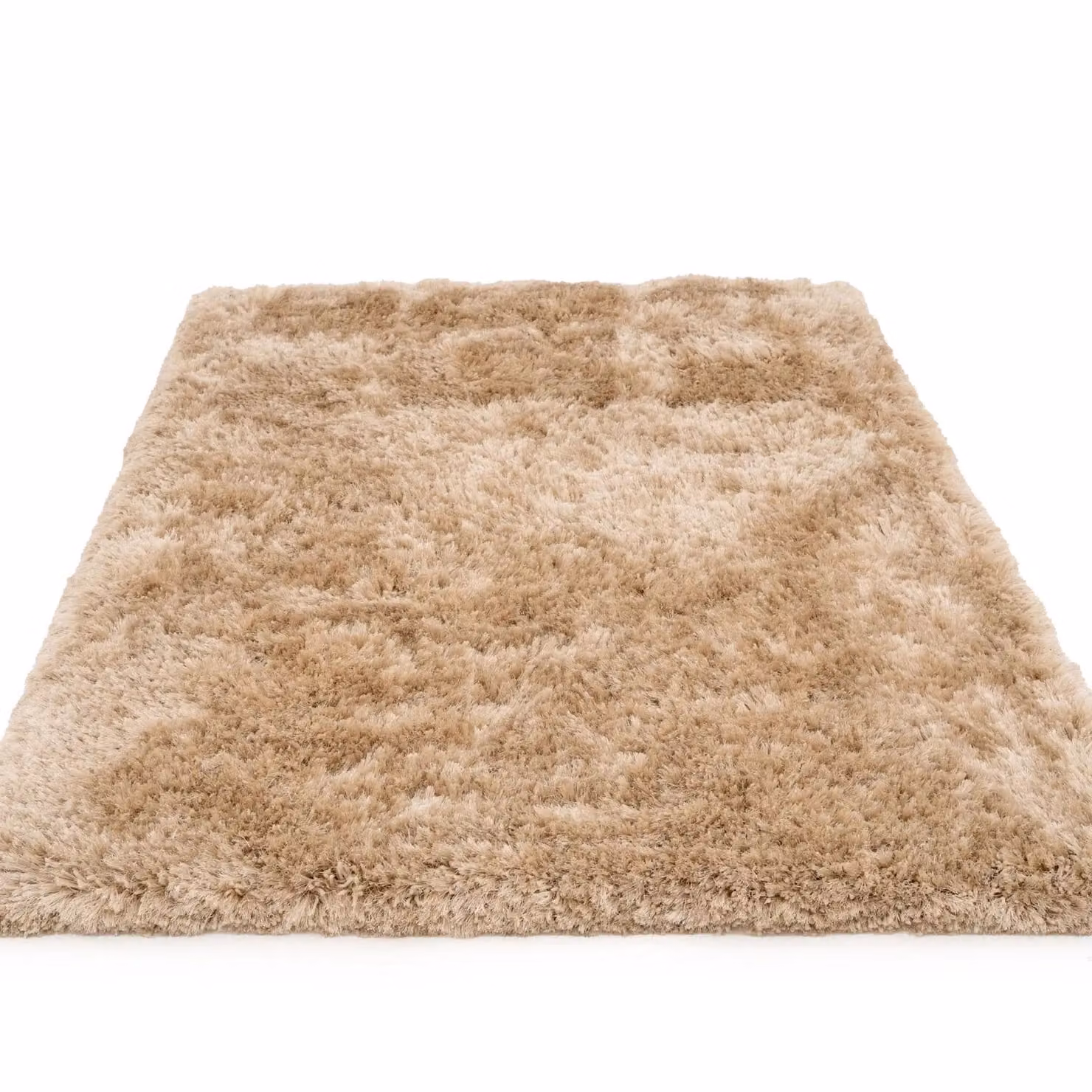 Kukoon Beige Soft Shaggy Fluffy Living Area Rug, W: 160 cm, L: 230 cm – 2