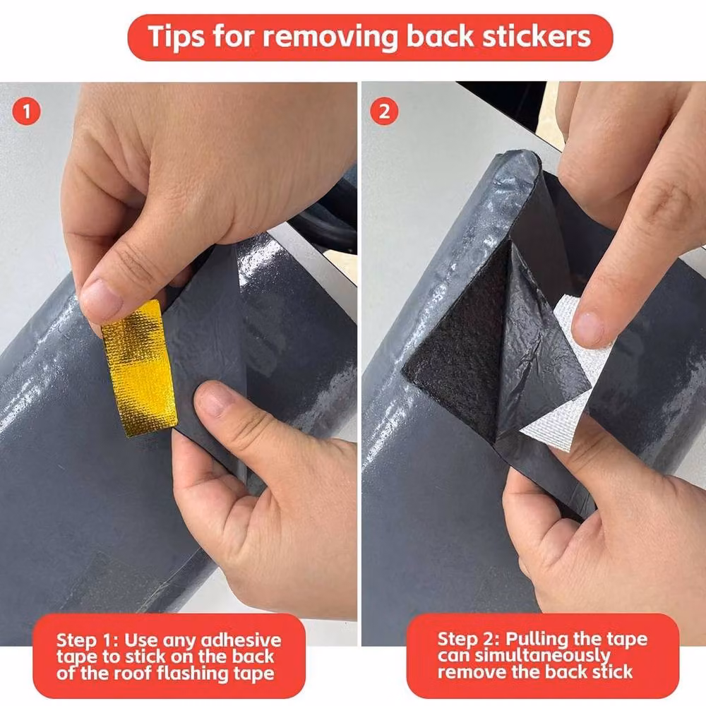NESTLUNE Self Adhesive Lead Roof Flashing Repair Tape, Grey, W: 20 cm, L: 700 cm – 3