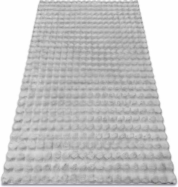 RugsX Bubble Rug in Silver, W 60 cm x L 100 cm