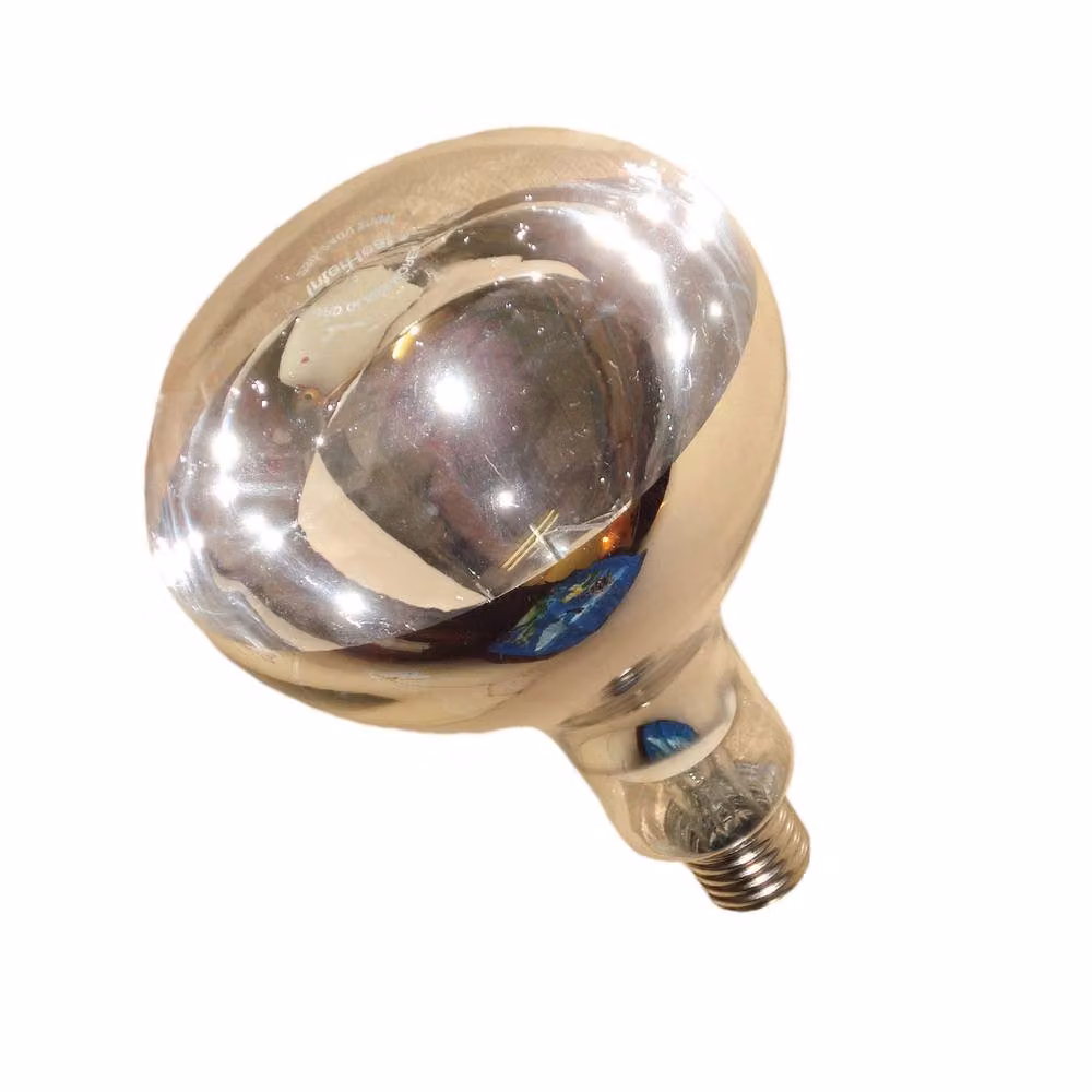 Intelec Hard Glass Infra-Red Heat Bulb, Transparent, E27 – 2