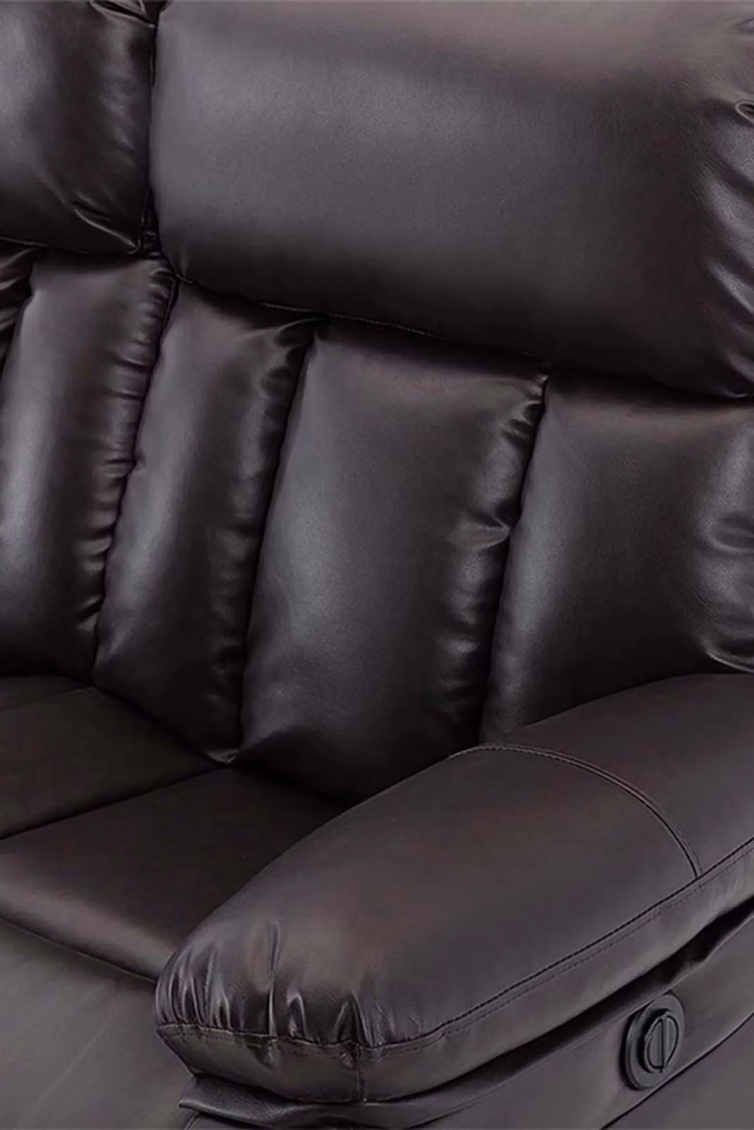 More4Homes Chester Electric Recliner Bonded Leather 1+2 Seater Sofa Set in Brown – 4