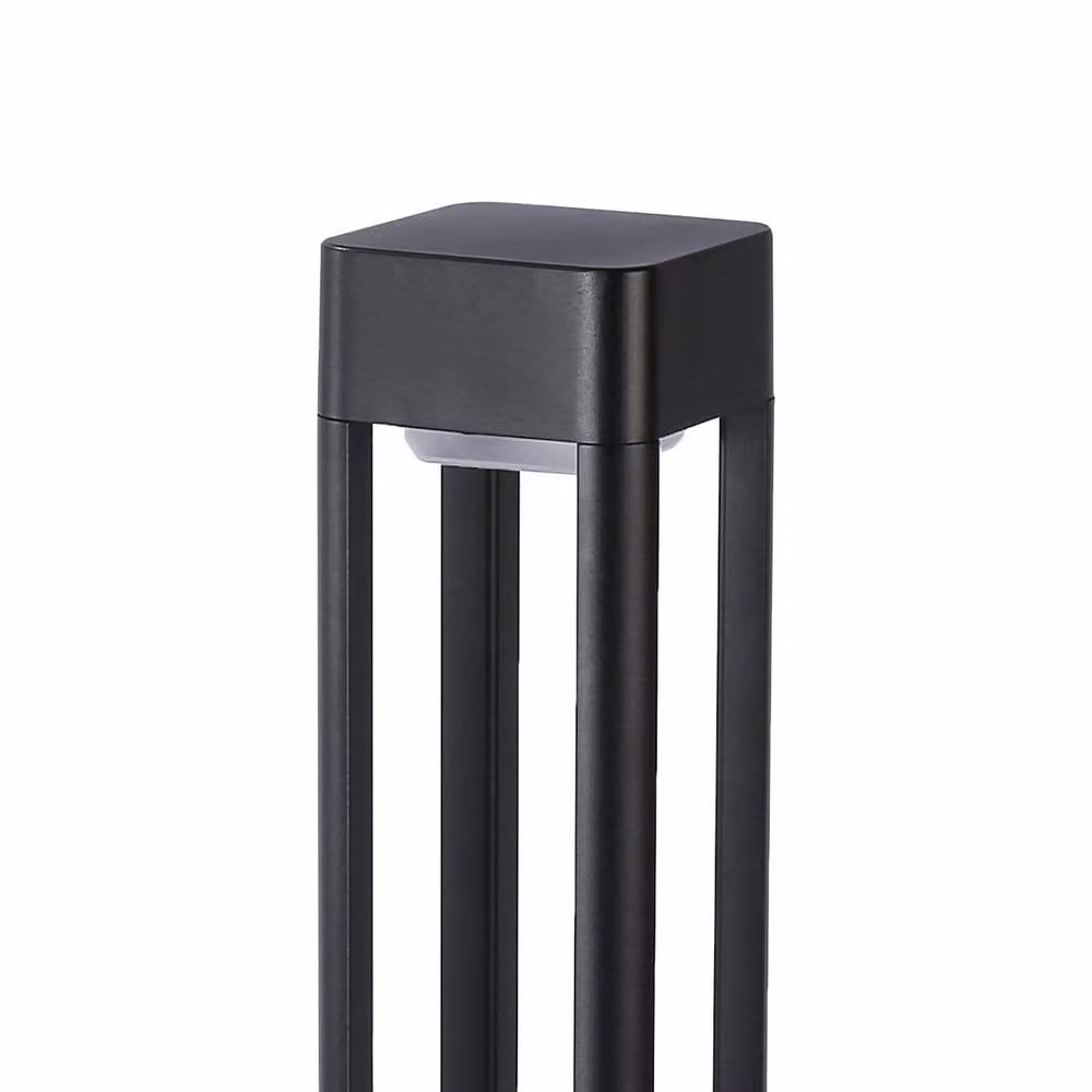 Netlighting Nutri LED Outdoor Bollard, Black, Height: 80 cm, 3000K Warm White, IP54 – 2