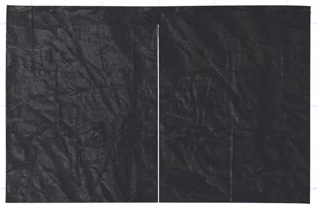 Berkfield Home Party Tent Sidewalls with Zipper, 2 Pieces, Anthracite Black PE Material – 1