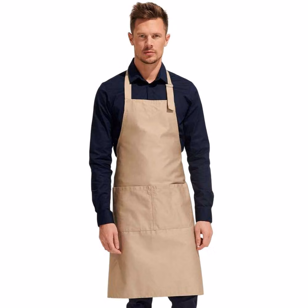 SOL'S Gala Long Length Apron in Beige – 2