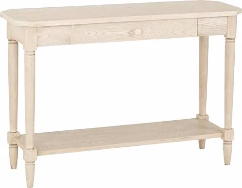 Seconique Chantilly Console Table in Beige and White, W/D/H: 120 x 40 x 81.5 cm