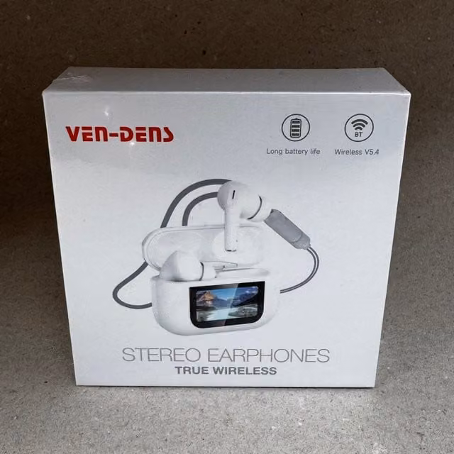 Ven Dens True Wireless Bluetooth Stereo Earphones - White