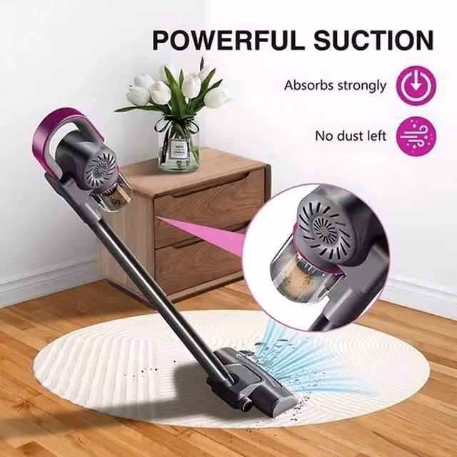 SPETLEK 4 in 1 Cordless Bagless Handheld Stick Vacuum Cleaner in Black