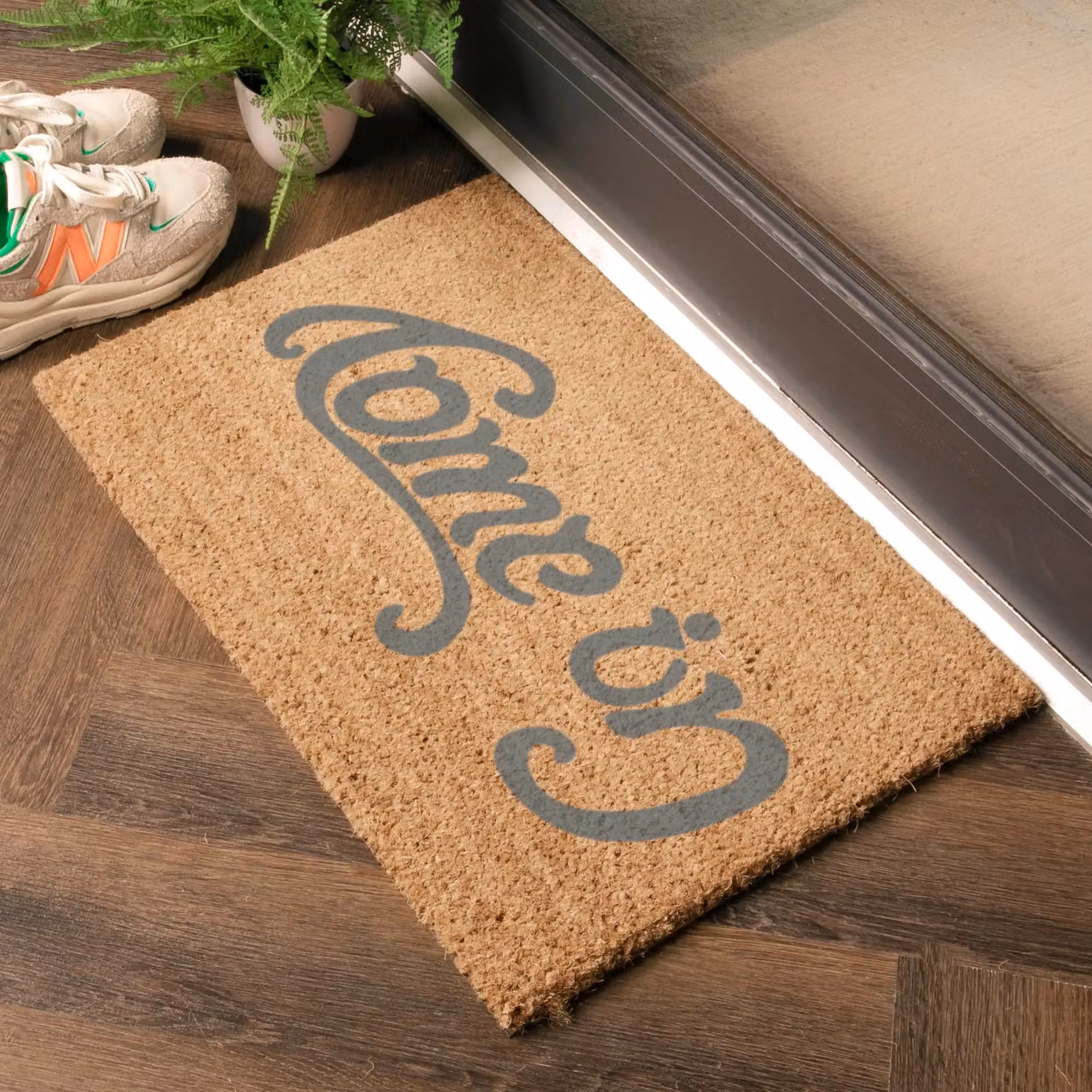 Artsy Mats Grey Come in, Go Away Doormat, W/D: 60 x 40 cm – 2