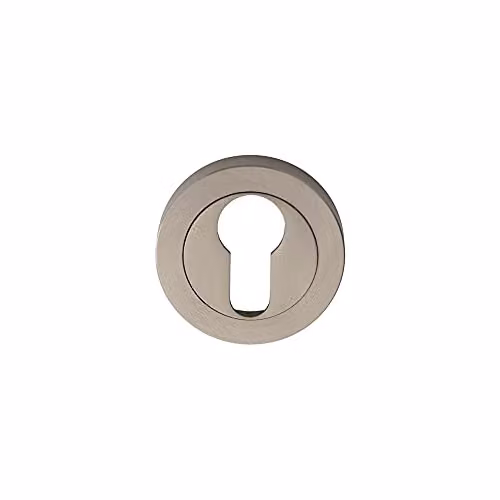 Loops 50mm Euro Profile Escutcheon in Brushed Silver with Concealed Fix – 2