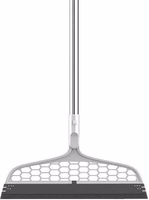 PAWNORA Grey Bathroom Glass Squeegee Cleaner, W: 36 cm, H: 86 cm