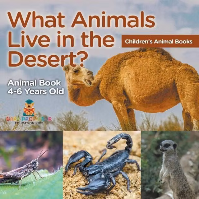 Baby Professor What Animals Live in the Desert? White Childrens Educational Book for Ages 4-6 Years
