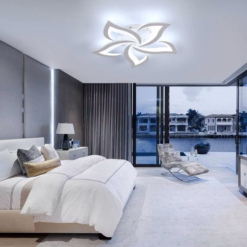Goeco Modern LED Ceiling Light, 60W, 6500K Cool White, White – 3