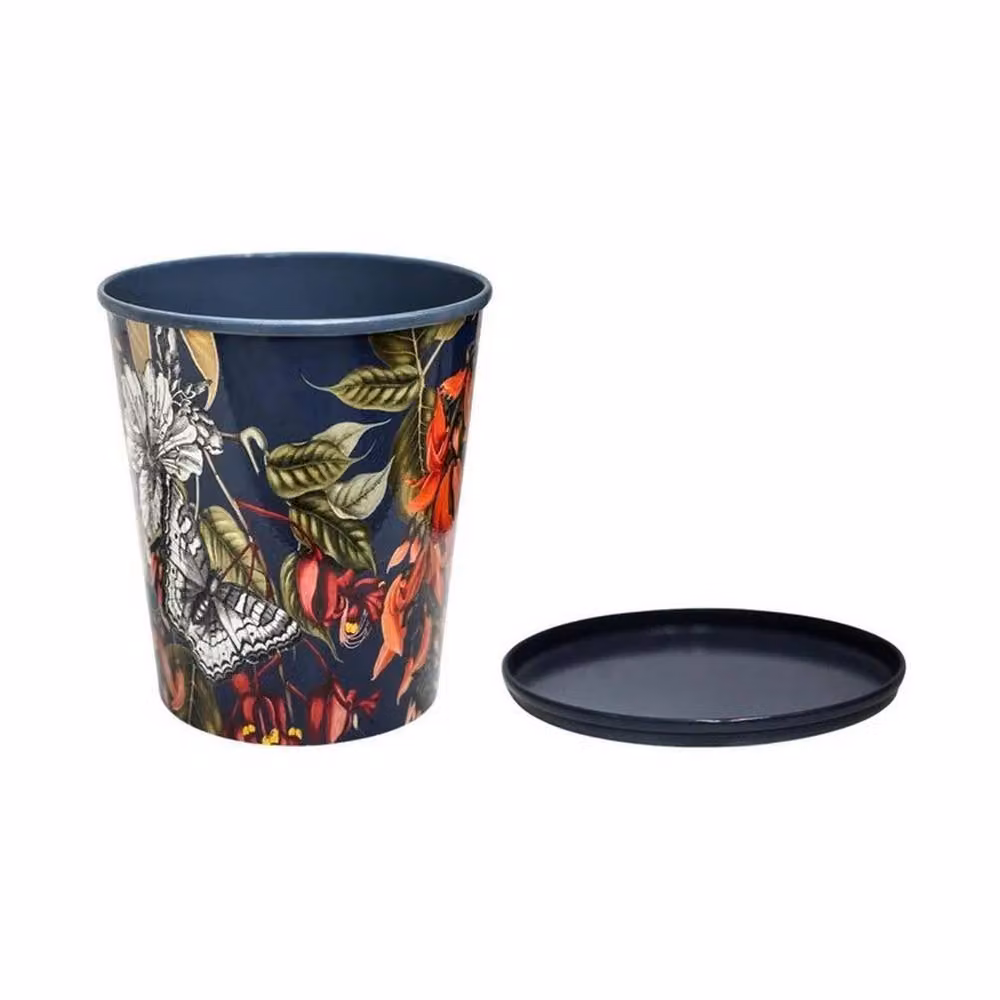 Lemon Pavilion Kew Temperate House Planter with Saucer, Blue, W: 16 cm, D: 16 cm, H: 18 cm – 2