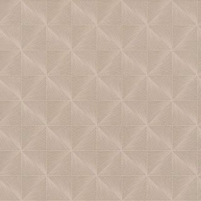 Grandeco Boutique Thuya Metallic Geo Embossed Textured Wallpaper in Taupe, Beige and Multicolour