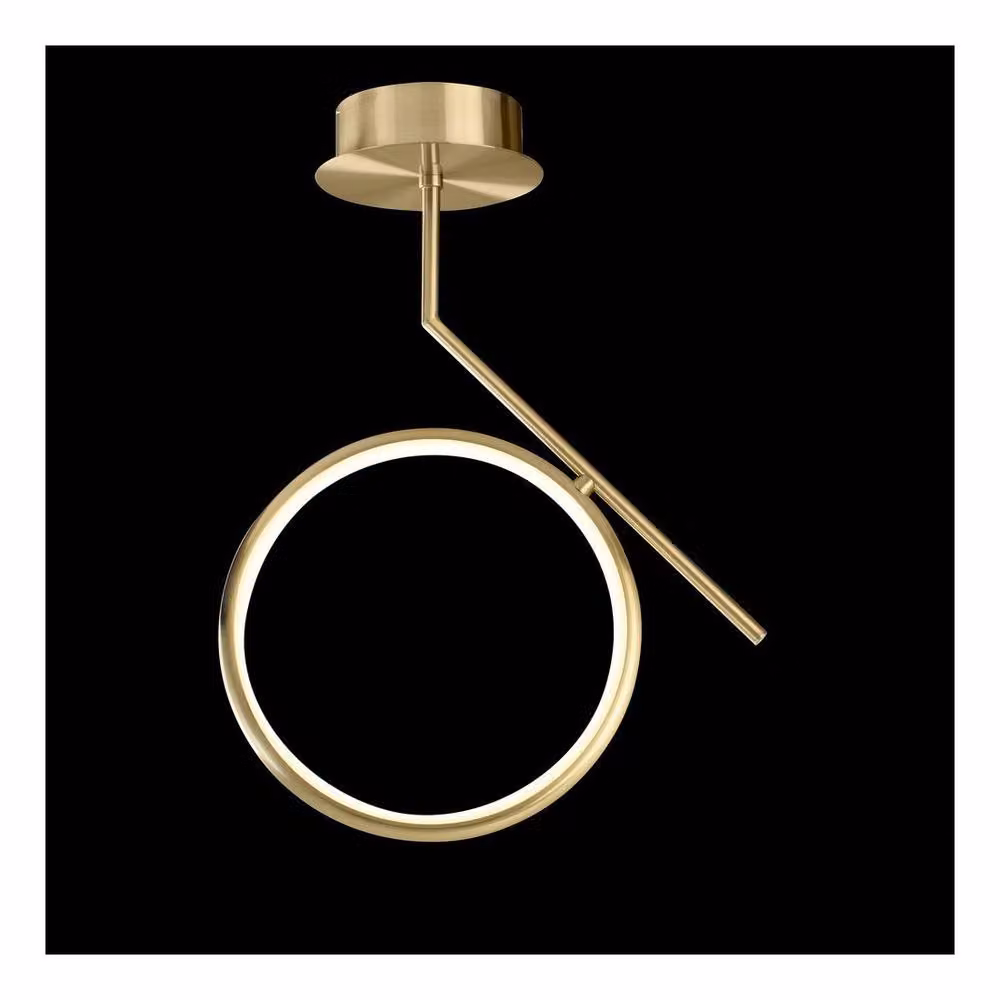 Netlighting Mantra Olimpia LED Ceiling Light, 20W, 3000K, 1500lm, IP20, Gold – 3