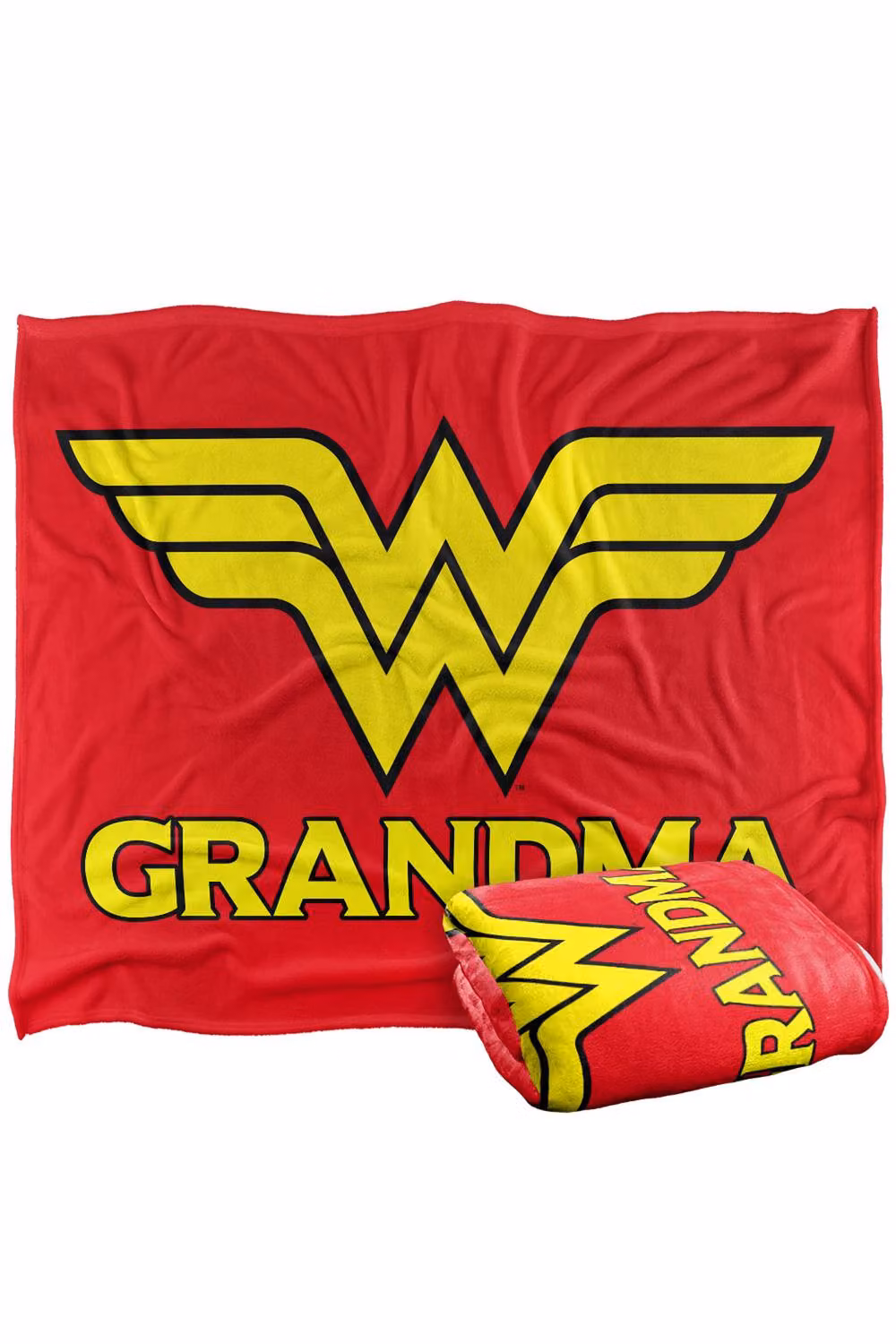 LOGOVISION Wonder Woman Wonder Grandma Super Soft Silky Touch Fleece Throw Blanket, Multicolour, W: 152 cm, D: 127 cm – 5
