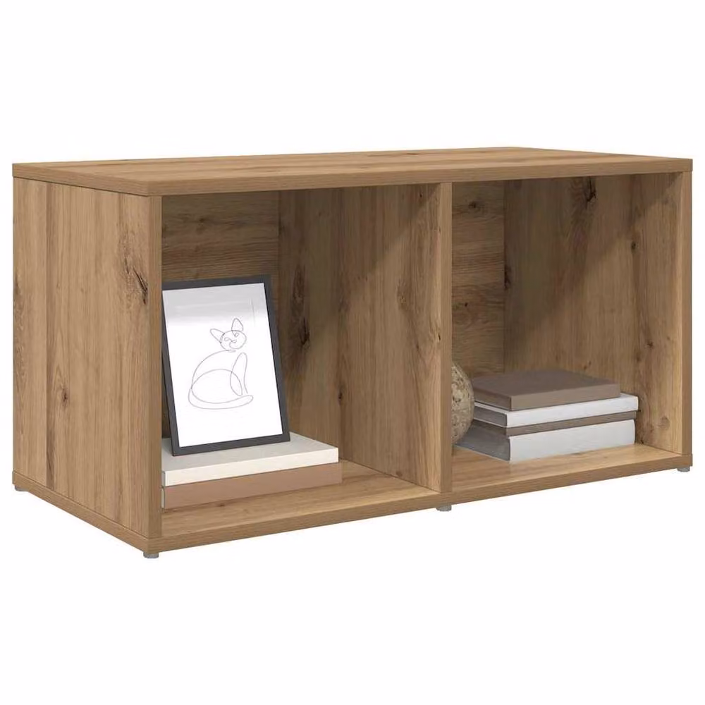 Berkfield Home Artisan Oak TV Cabinet with Storage in Brown – 2