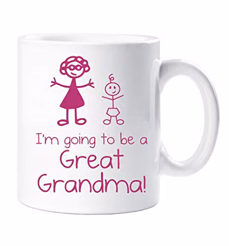 60 Second Makeover Limited I'm Going to be a Great Grandma Ceramic Mug in White – 2