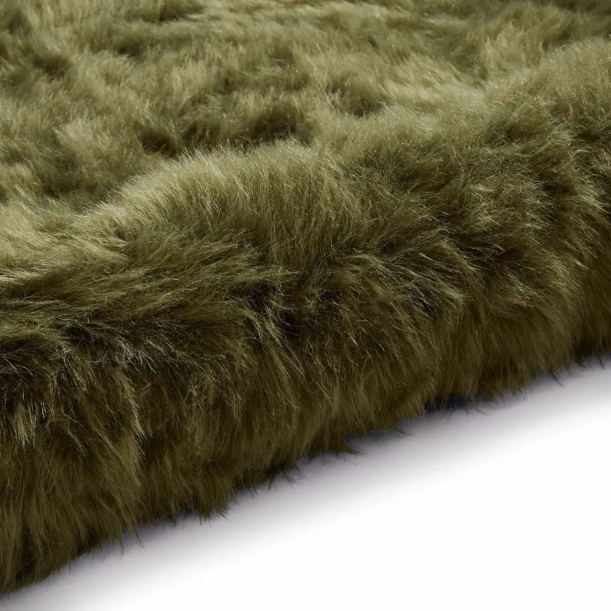 The Rug Shop UK Green Modern Shaggy Plain Easy To Clean Area Rug W: 160 cm, D: 230 cm – 4