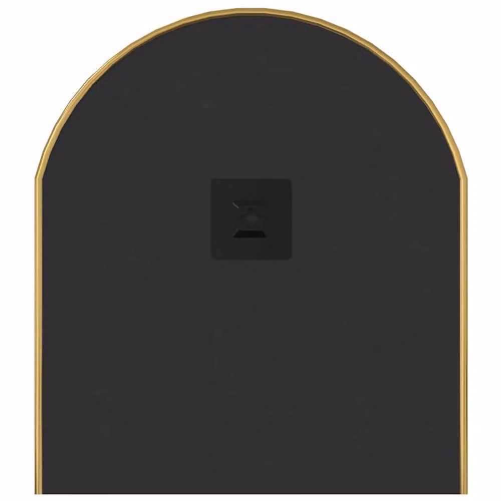 Berkfield Home Oval Wall Mirror in Gold, W: 80 cm, H: 35 cm – 2