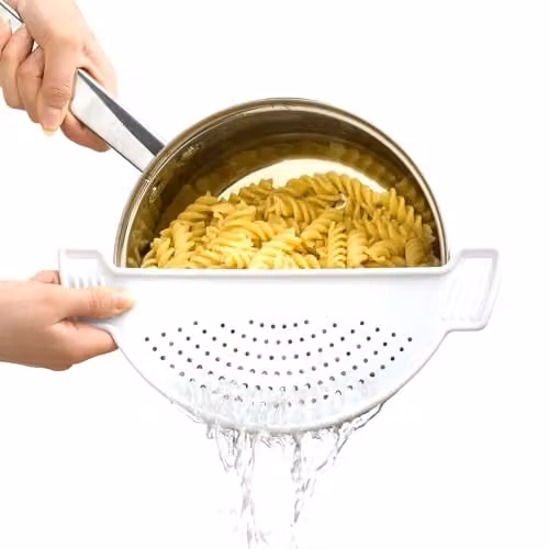 Orsina White Plastic Round Colander – 1