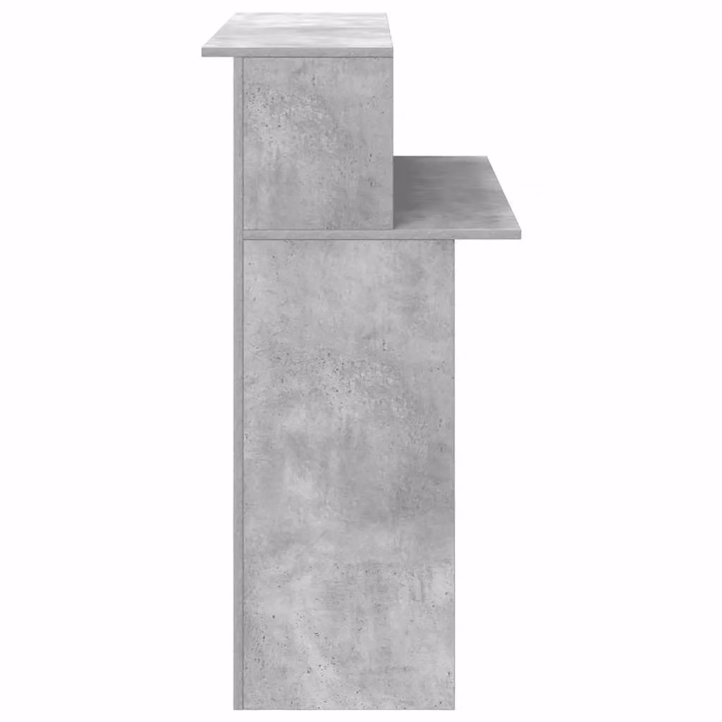 Berkfield Home Reception Desk in Concrete Grey, W/D/H: 100 x 50 x 103.5 cm – 3