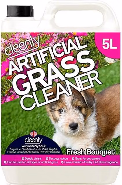 Cleenly Artificial Grass Cleaner for Dogs, Floral Scent, 5 l