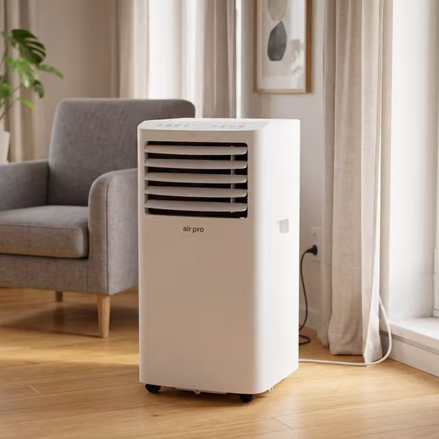 Air Pro Portable Monobloc Air Conditioner with Remote and App Control, White, Height: 70.6 cm
