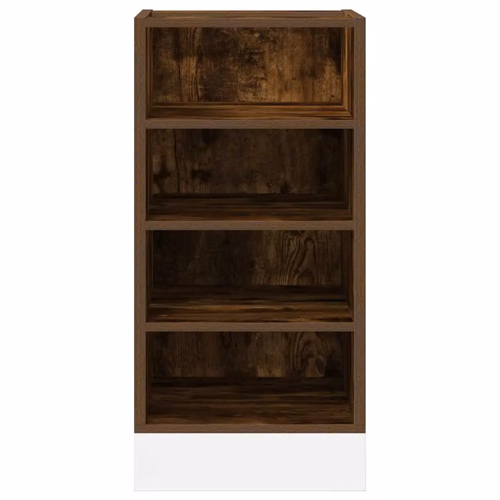 Berkfield Home Smoked Oak Kitchen Base Unit in Brown, W/D/H: 40 x 44.5 x 81.5 cm – 4