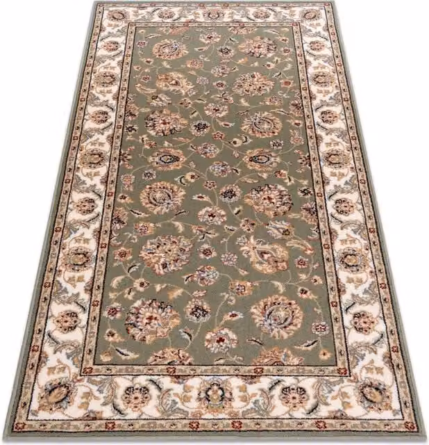 RugsX Green Oriental Boho Wool Rug, W: 120 cm, L: 170 cm