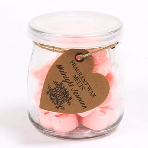 Ancient Wisdom Midnight Jasmine Soy Wax Melts Jar in Pink