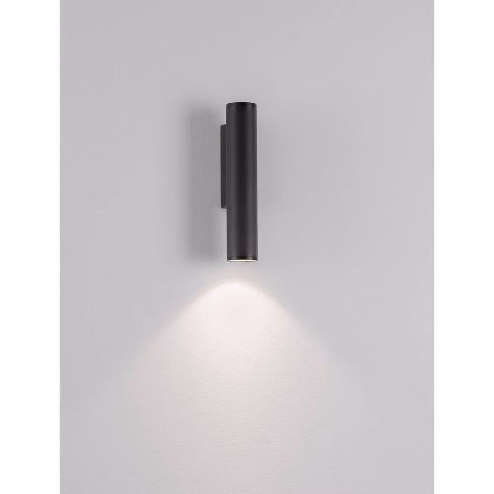 Netlighting Torrin Outdoor LED Wall Down Lamp in Dark Anthracite Grey, 3W, 240lm, 3000K, IP65 – 2
