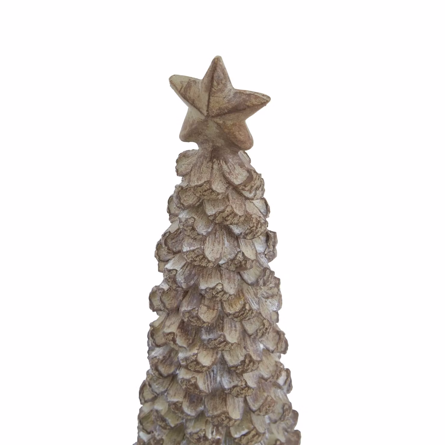 Love Lace Medium Beige Cedar Christmas Tree with Star – 2