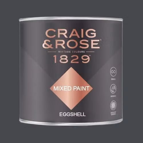 Craig & Rose 1829 Eggshell Paint in Zeitgeist, 750 ml