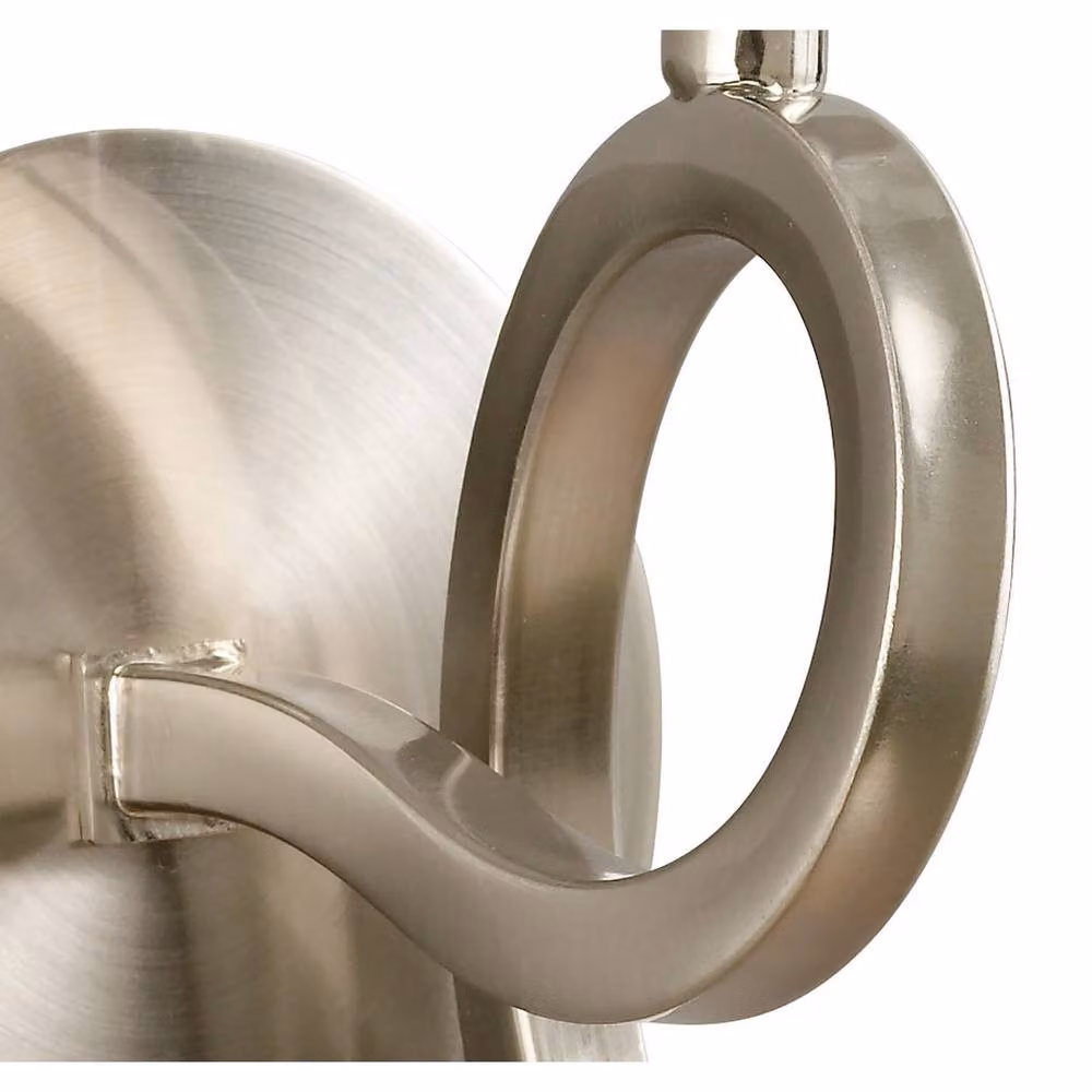 Netlighting Alaska Wall Lamp with Switch, Satin Nickel and Grey Glass, GU10 1 Light – 3