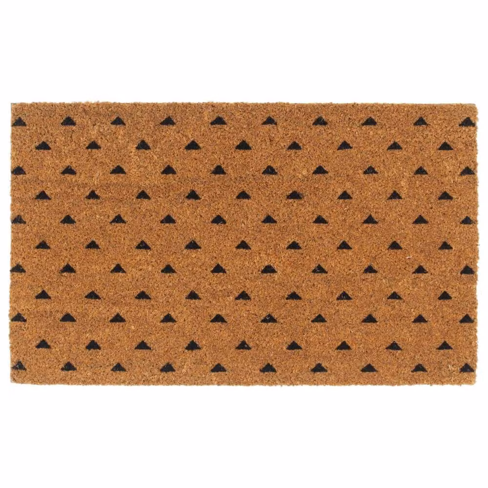 Berkfield Home Weatherproof Coir and PVC Door Mat, Brown, W: 45 cm, D: 75 cm – 2