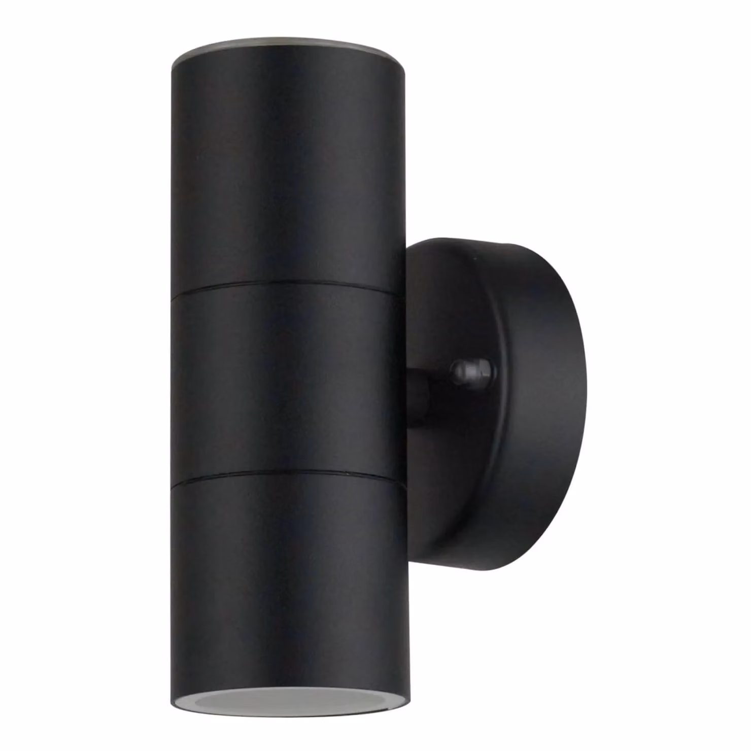 First Choice Lighting Blaze Black Metal Outdoor Up and Down Wall Light – 2