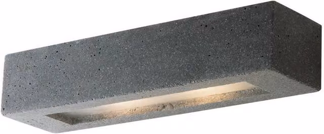 Netlighting Candida Concrete Wall Lamp in Grey with E14 Socket