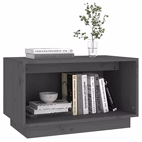 vidaXL Grey Solid Wood Pine TV Cabinet W/D/H: 60 x 35 x 35 cm – 5
