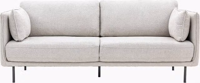 Perch & Parrow Stockton Natural Boucle Sofa in Beige