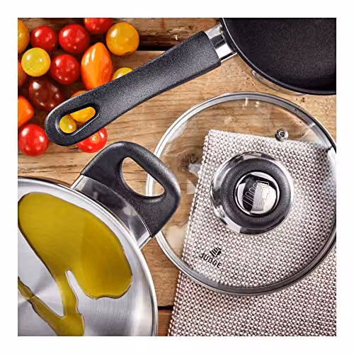 Judge Vista Stainless Steel Non-Stick Milk Pan, Silver, 14cm, 0.9 l – 2