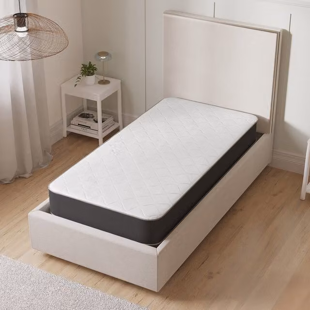 The Sleep People Moonlight 18cm Hybrid Memory Foam and Spring Mattress, Black, W/D/H: 90 x 190 x 18 cm