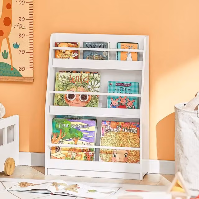 SoBuy Kids Bookcase and Toy Storage in White