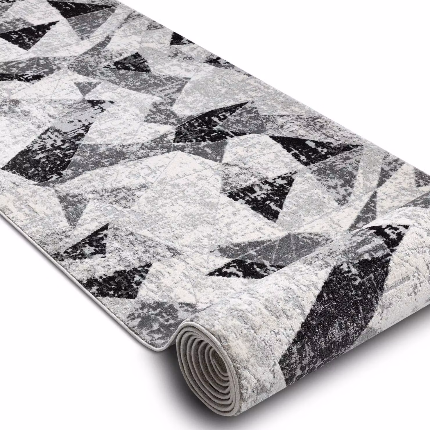 RugsX Modern Tuls Runner in Gold, Silver and Grey, W: 100 cm, L: 260 cm – 2