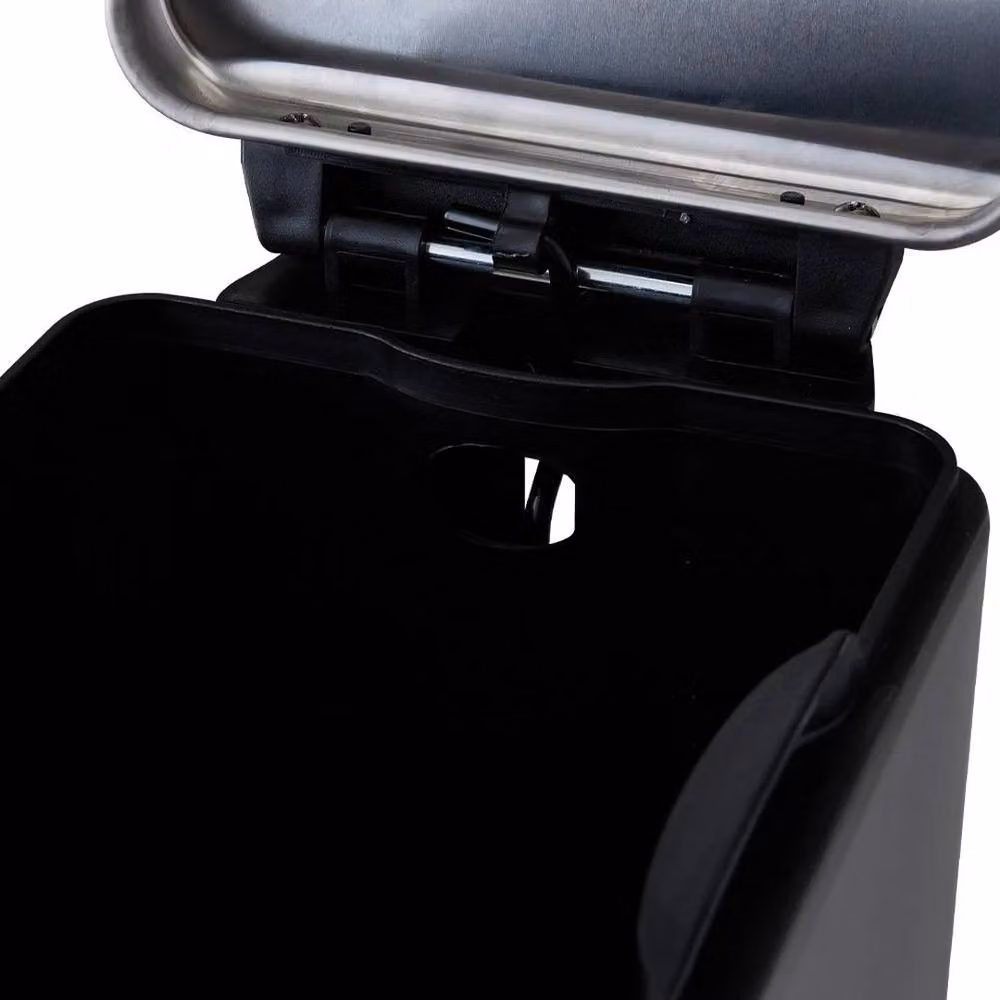 SPETLEK Stainless Steel Pedal Bin, Dark Grey, 6L, Soft Close and Fingerprint Proof – 2